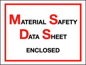 Military Spec. and MSDS Document Envelopes
